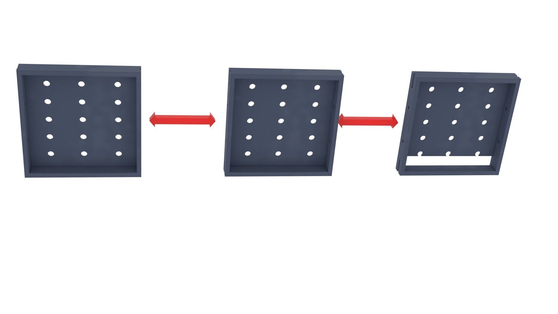 Set 1e - Death Star Alcove 2 1-6 scale Hottoys 3D Model Collection_17