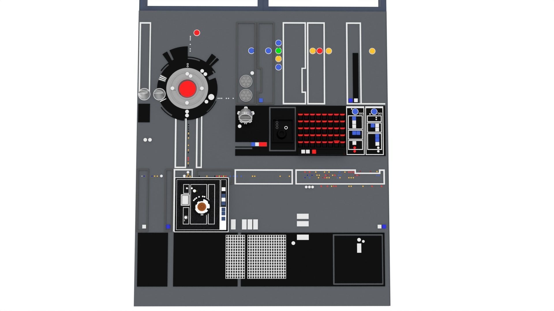 Set 1e - Death Star Alcove 2 1-6 scale Hottoys 3D Model Collection_26