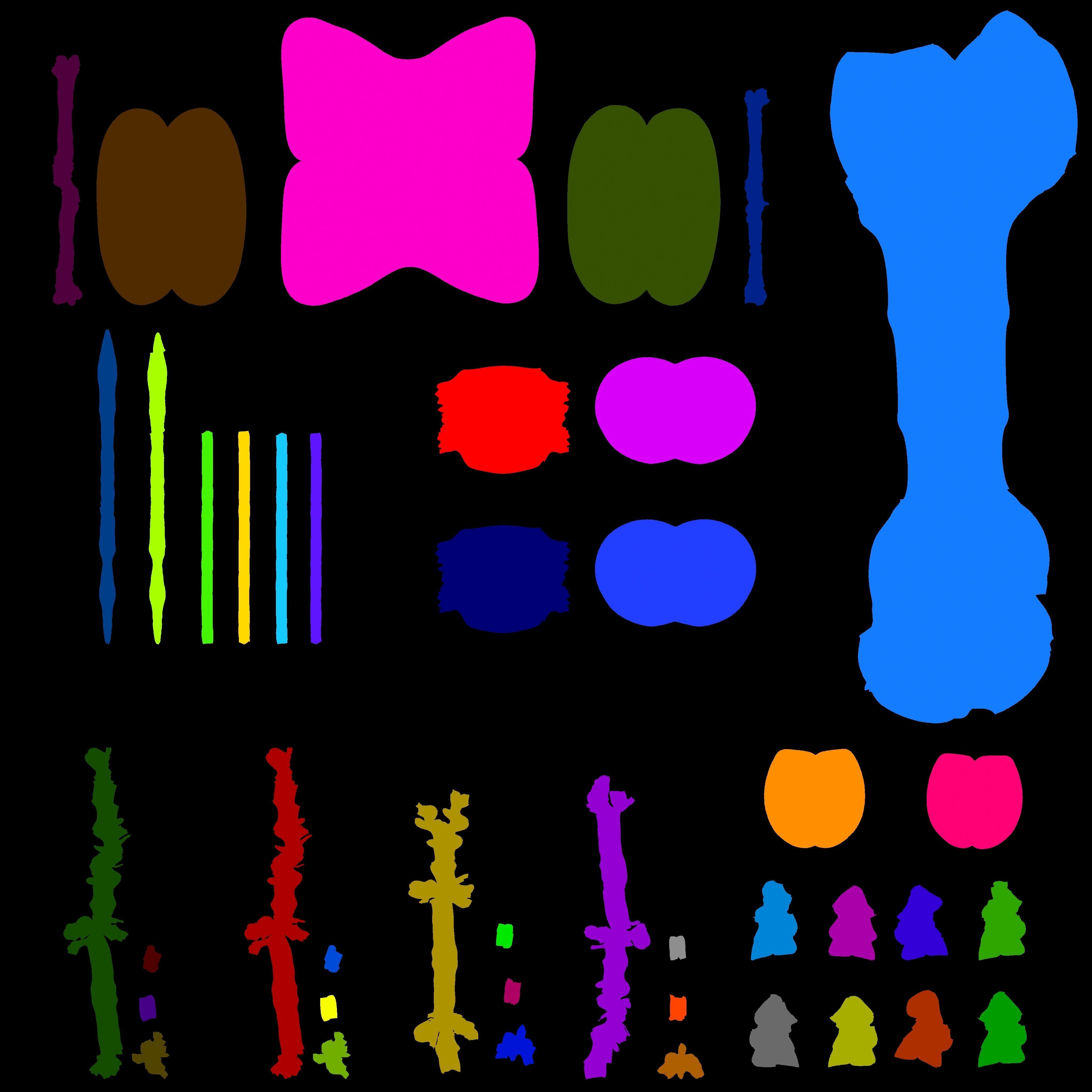 Dwarf hammer game asset 3D model_11