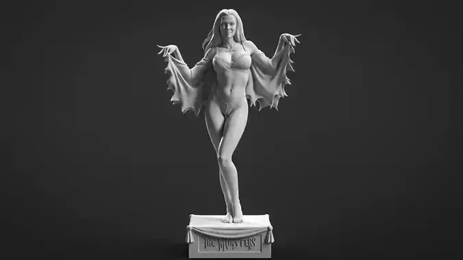 Lily Munster 3D print model