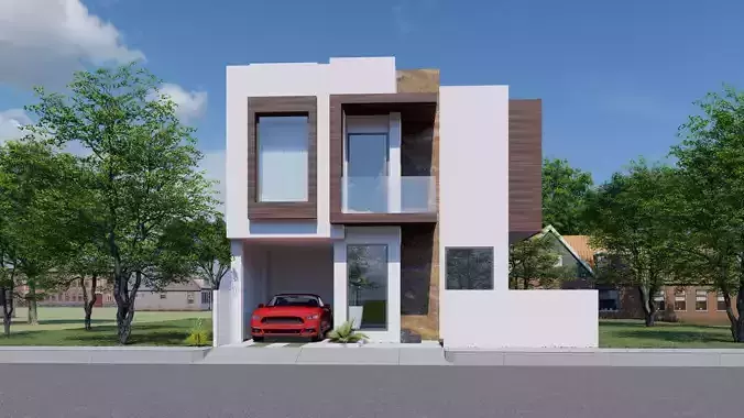 Modern House - Two Story House 