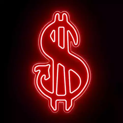 Dollar Neon Sign