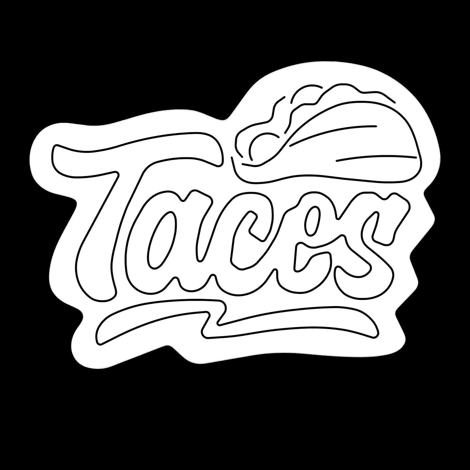 Mexican Tacos Neon Sign 3D model_2