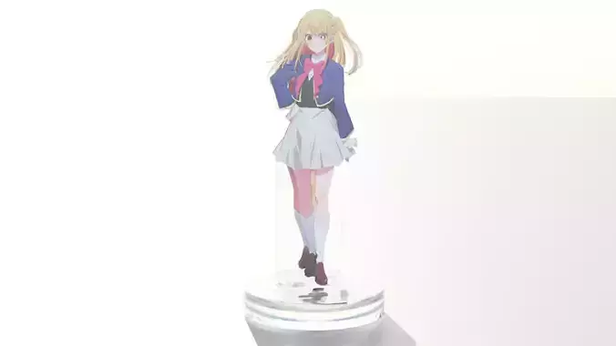 Acrylic Stand Ruby Hoshino - Oshi no Ko 3D print model