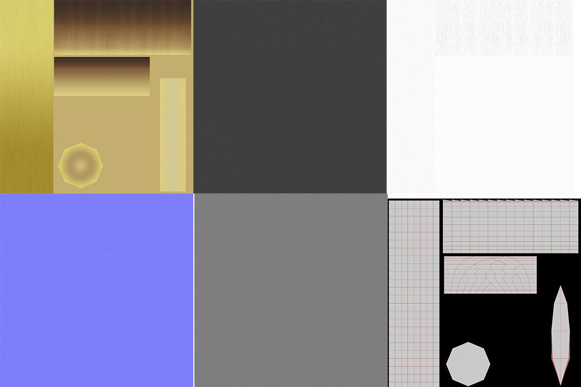 Mycena Renati mushrooms 3D model_7