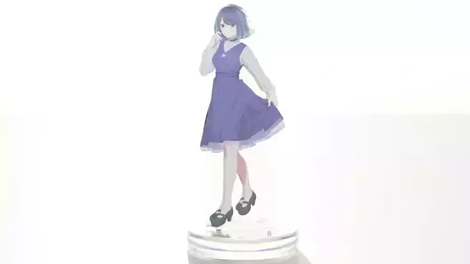 Acrylic Stand Akane Kurokawa - Oshi no Ko 3D print model