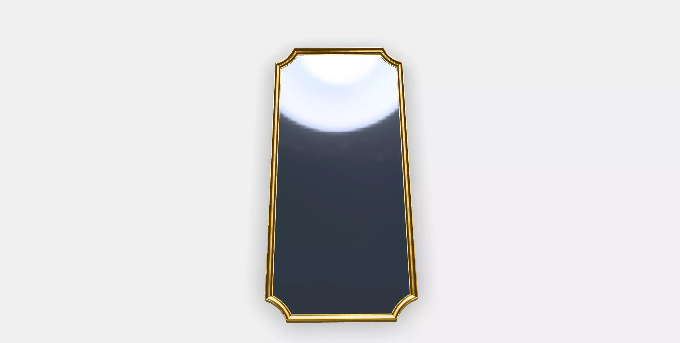 SVANSELE Mirror Low-poly 3D model_0