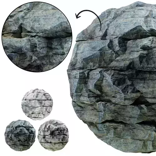 Rock Cliff 10 - Seamless