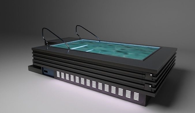 Swingpool PS02 Low-poly 3D model