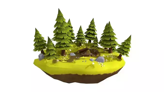 Forest - Hand Painted