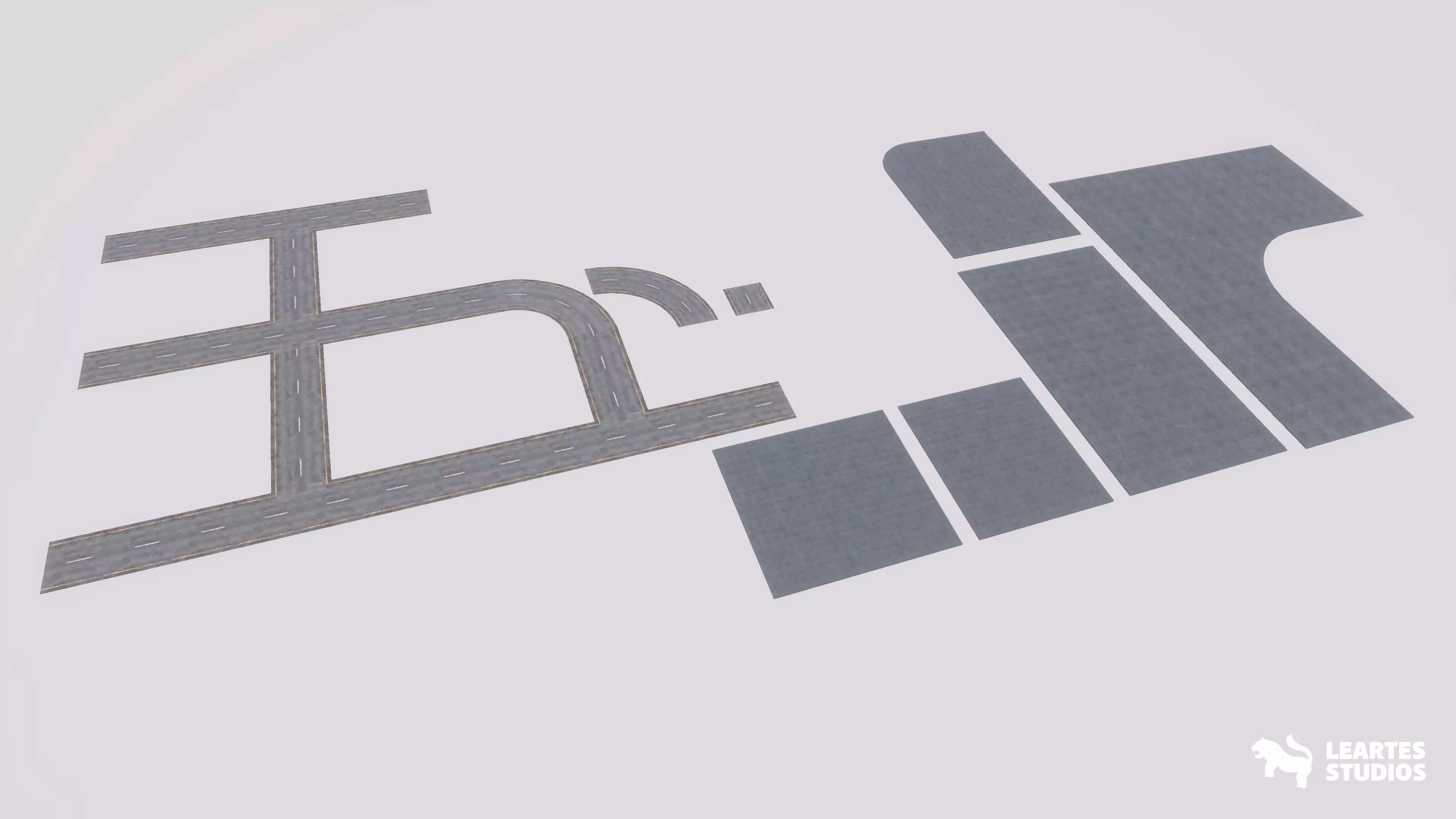 1900s Industrial Environment Low-poly 3D model_7