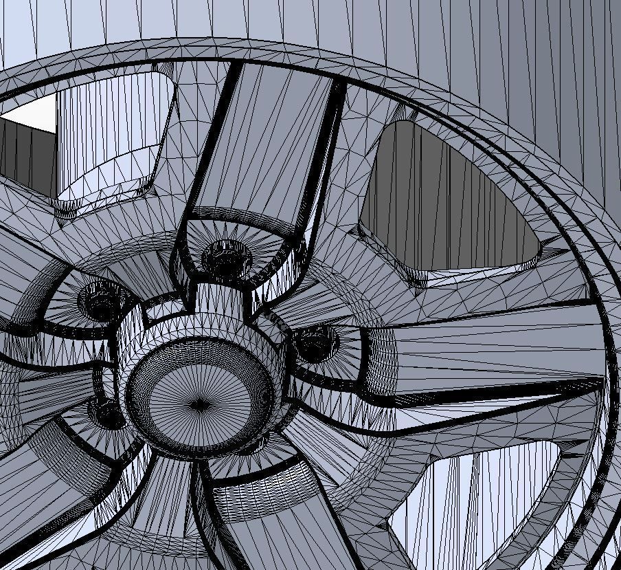 Custom wheels US Mags Saber for your scale model 3D print model_16