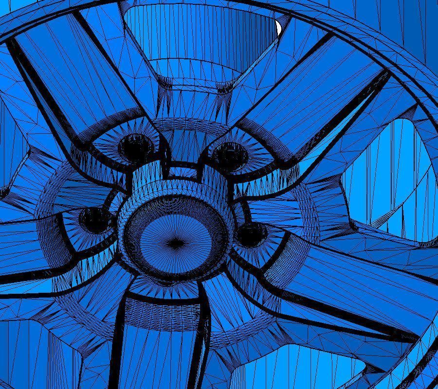 Custom wheels US Mags Saber for your scale model 3D print model_13