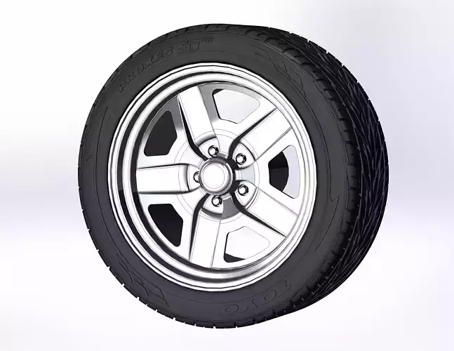 Custom wheels US Mags Saber for your scale model