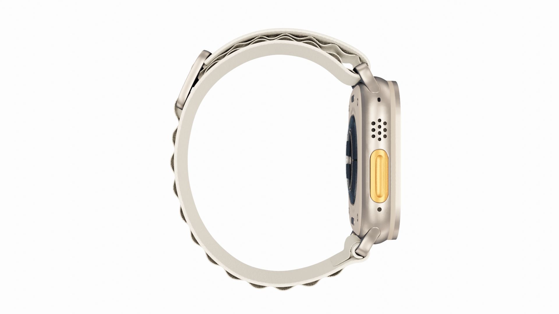 Apple Watch Ultra Alpine Loop Starlight Color 3D Model Low-poly 3D model_5