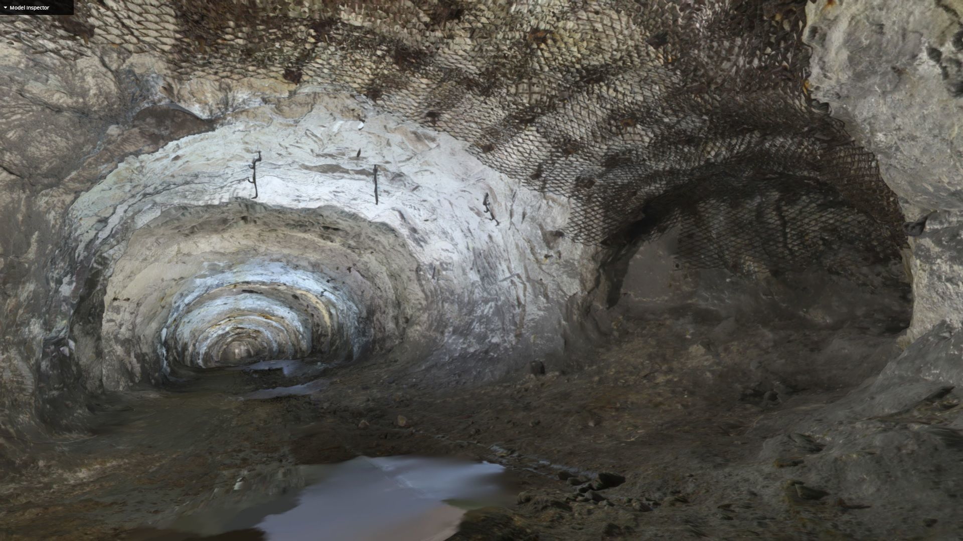 Old underground mine excavation - dirty 3D model_1