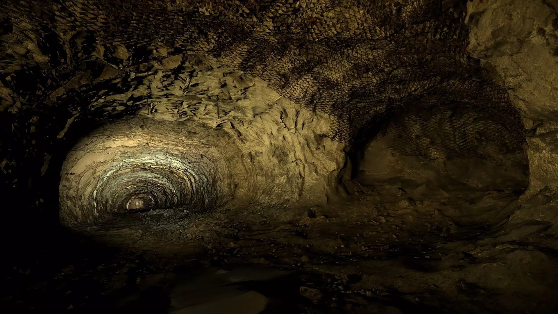 Old underground mine excavation - dirty 3D model_0