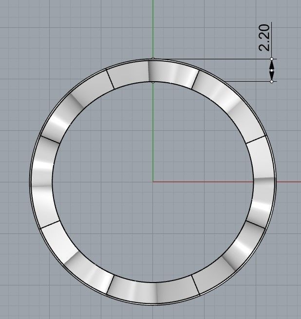 Heart ring 3D print model_4