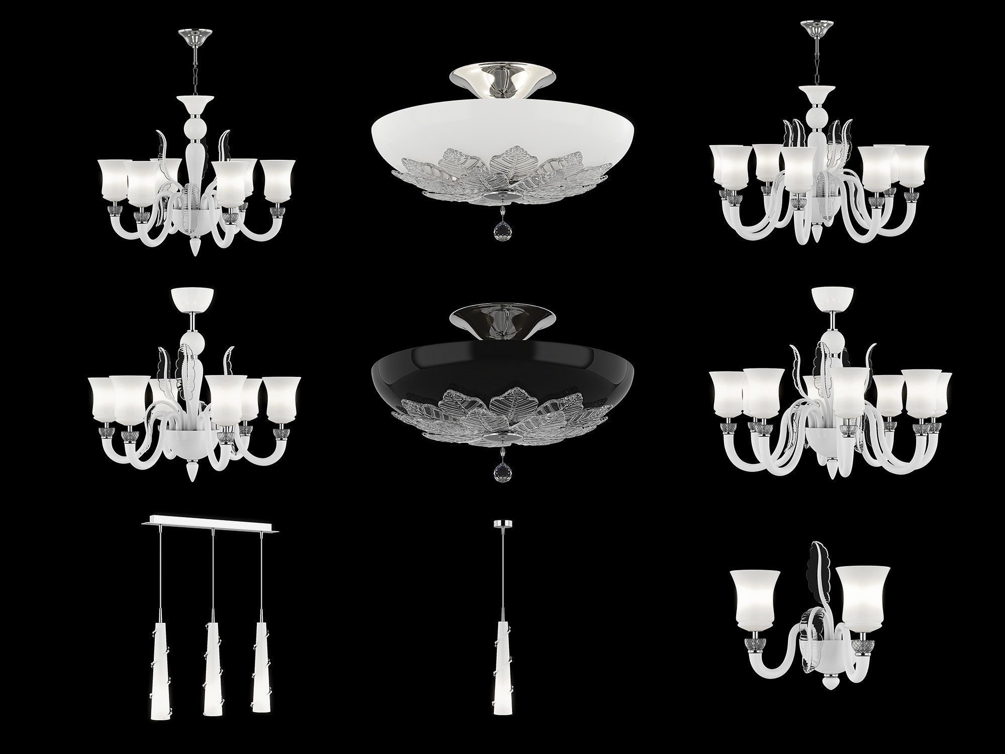 804 Petalo Lightstar Collection of Lamps _1