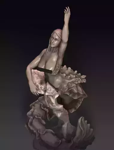 Mermaid 3D print model