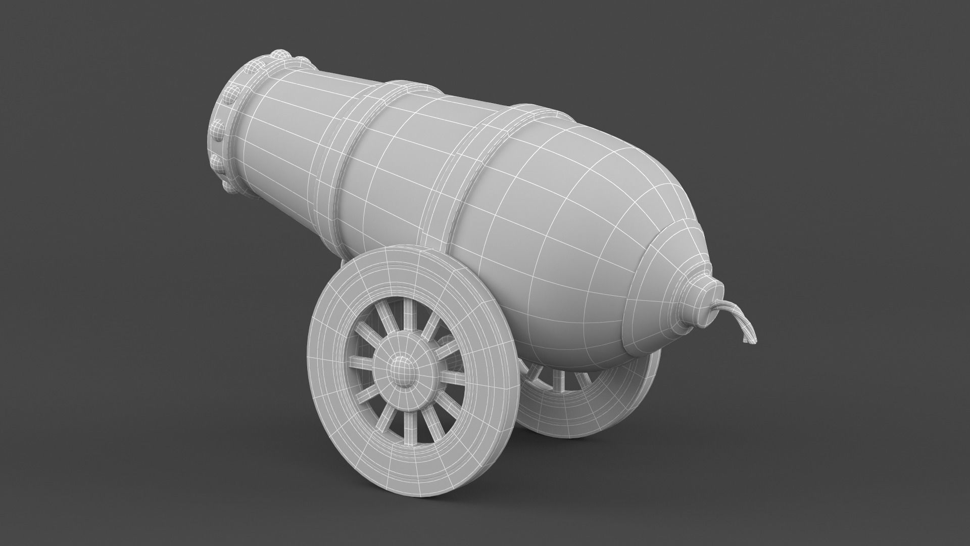 Circus Cannon 3D model_10