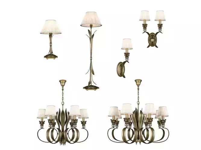 783 Antiqua Lightstar Collection of Classical Lamps 