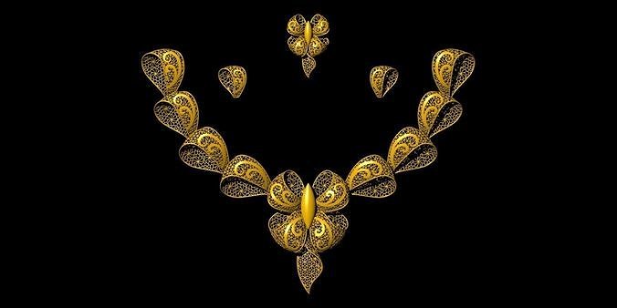 Light Necklace Kuwait 3D print model