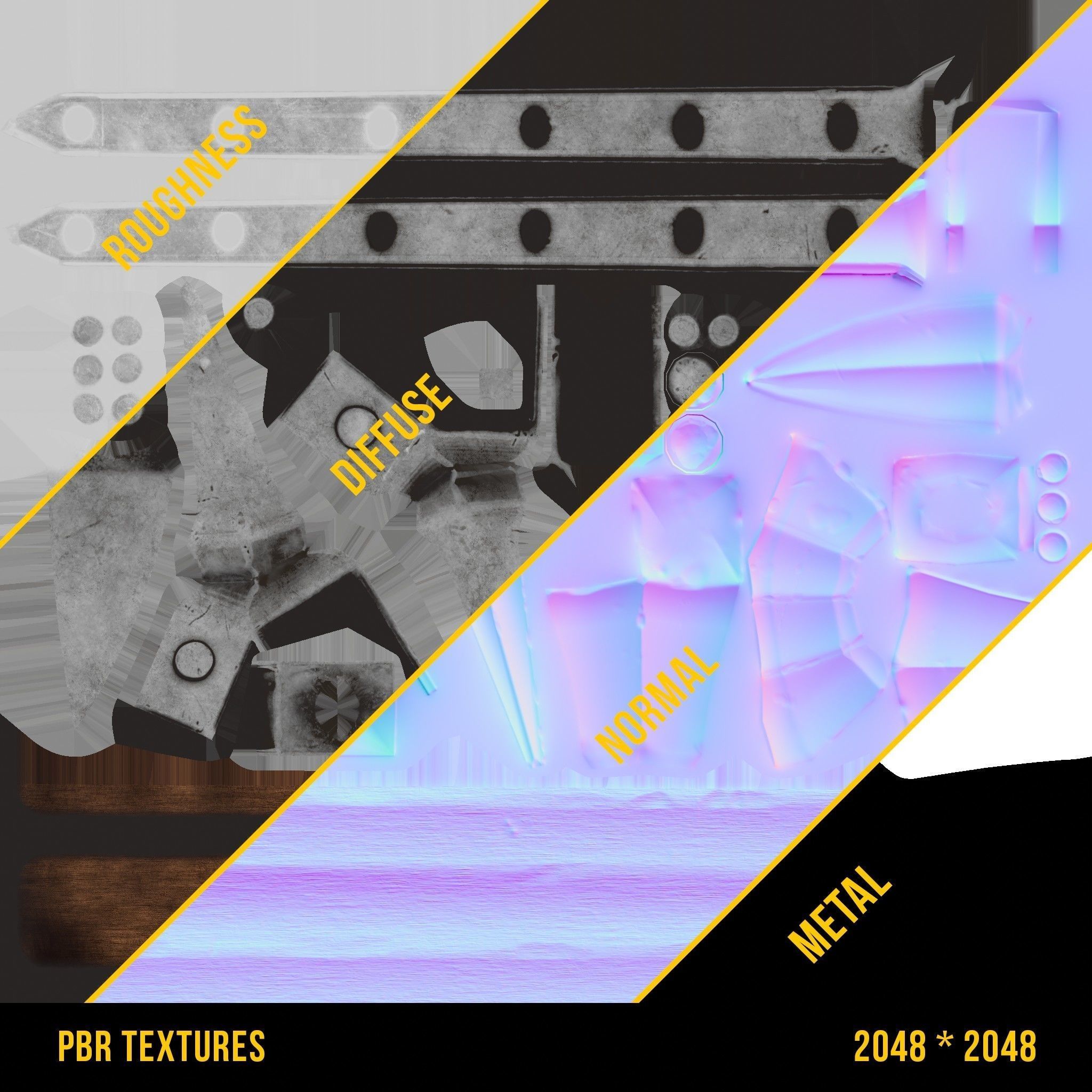 War Hammer Low-poly 3D model_3