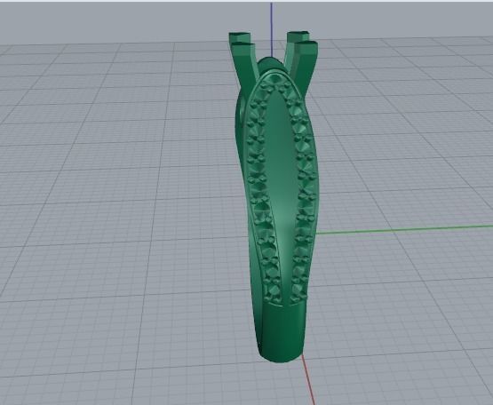 Ring N01878 3D print model_2