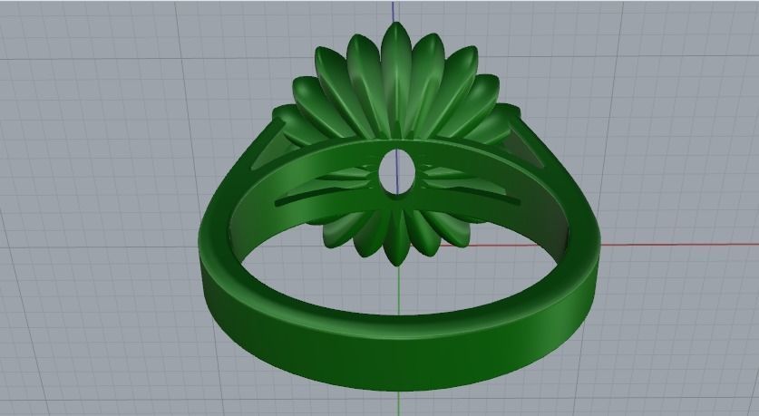 Ring N01873 3D print model_5