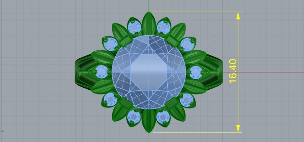 Ring N01873 3D print model_8