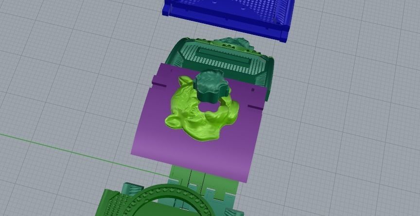 Bracelet lion N01916 3D print model_9