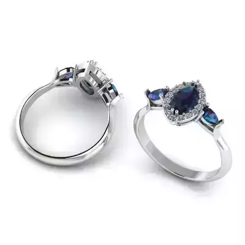 Marquise stone ring N01915