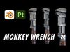 Monkey Wrench - Tutorial Included Low-poly 3D model_2