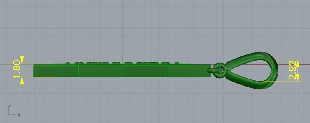 Pendant star N01907 3D print model_5