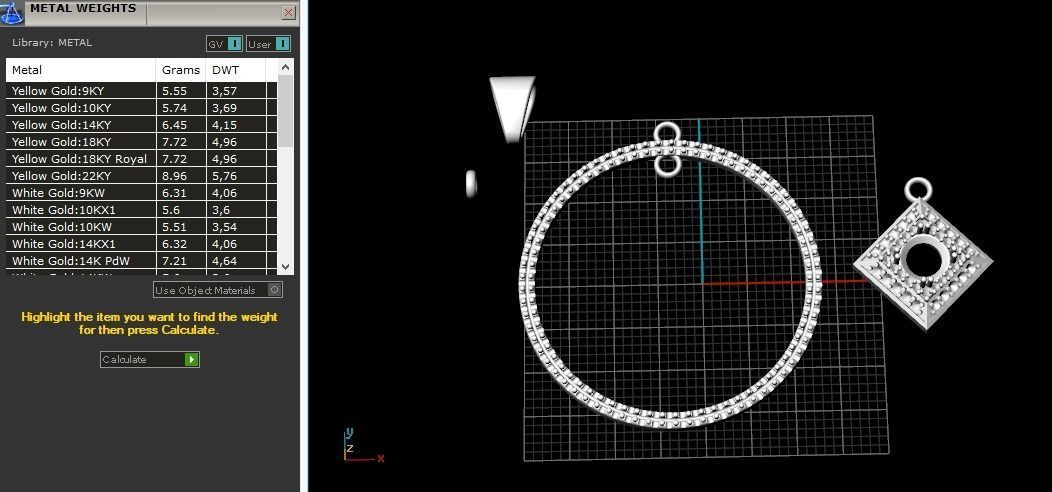 Pendant N01903 3D print model_7