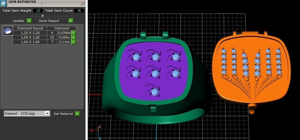 Ring N01901 3D print model_10
