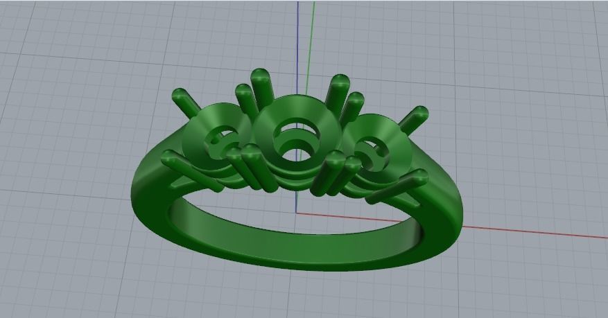 Ring N01900 3D print model_5