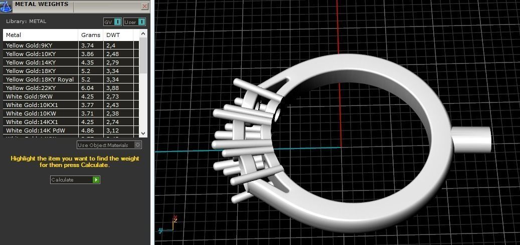 Ring N01900 3D print model_8