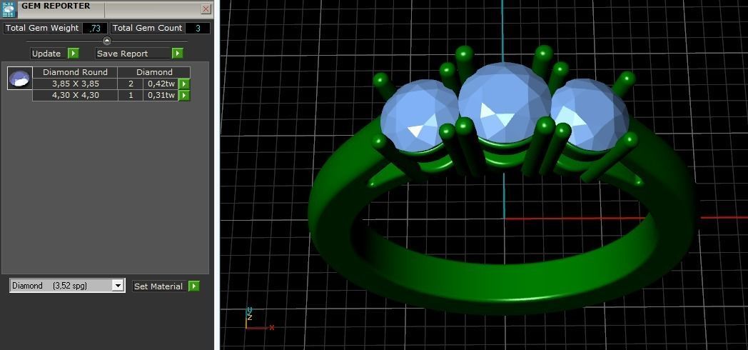 Ring N01900 3D print model_9