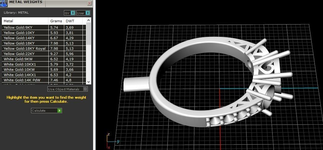 Ring with heart N01896 3D print model_8