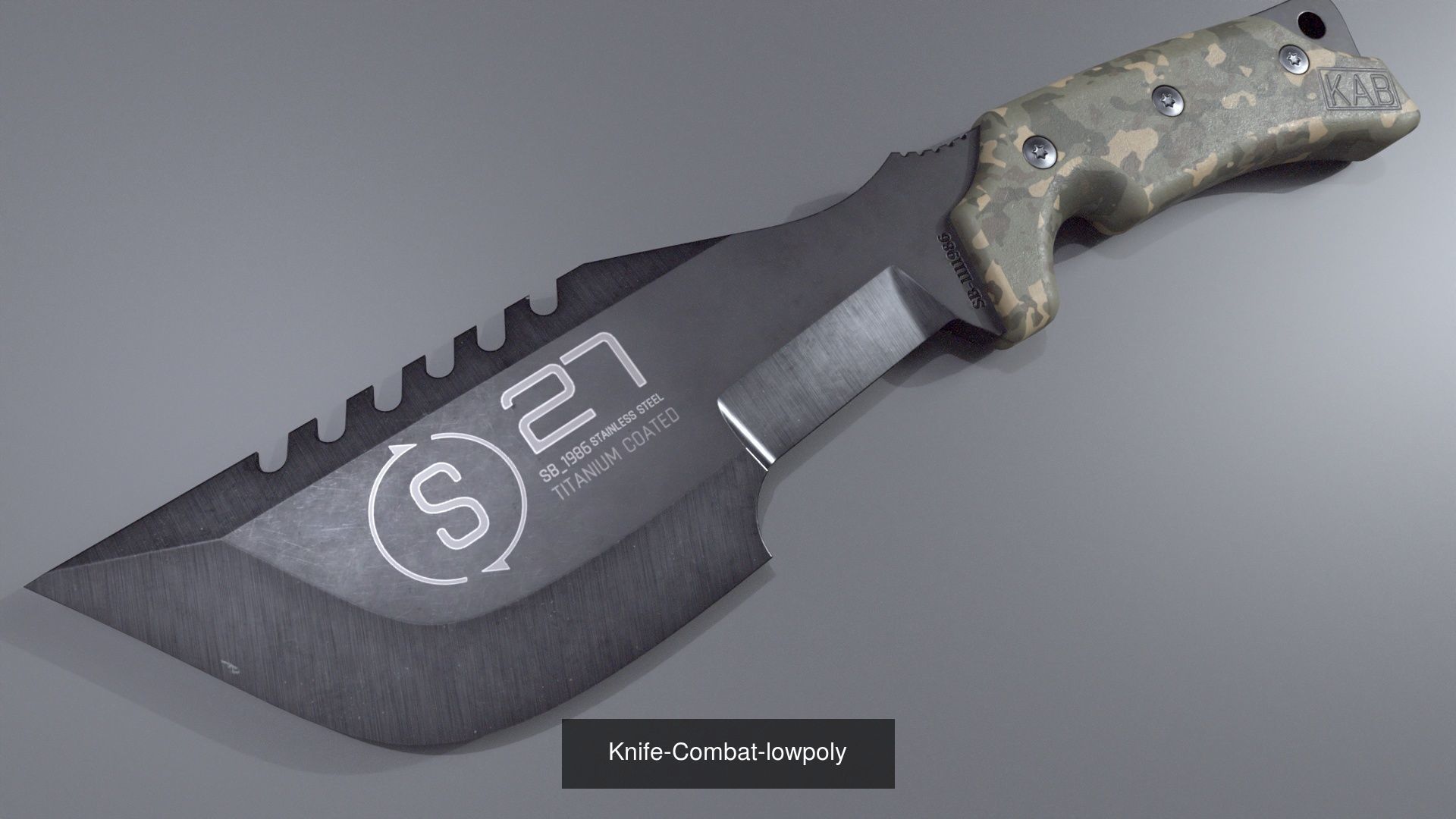 knives and machete 3D Model Collection_2