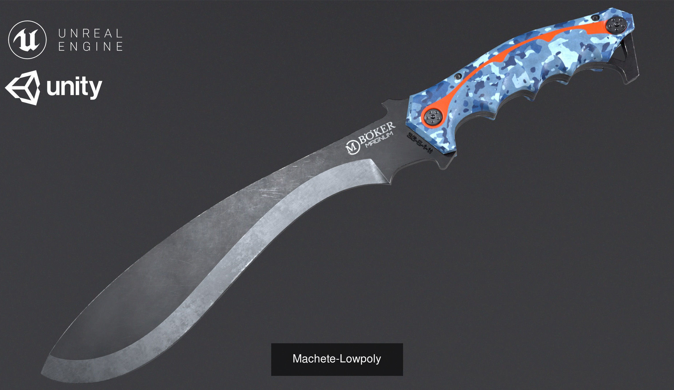 knives and machete 3D Model Collection_3