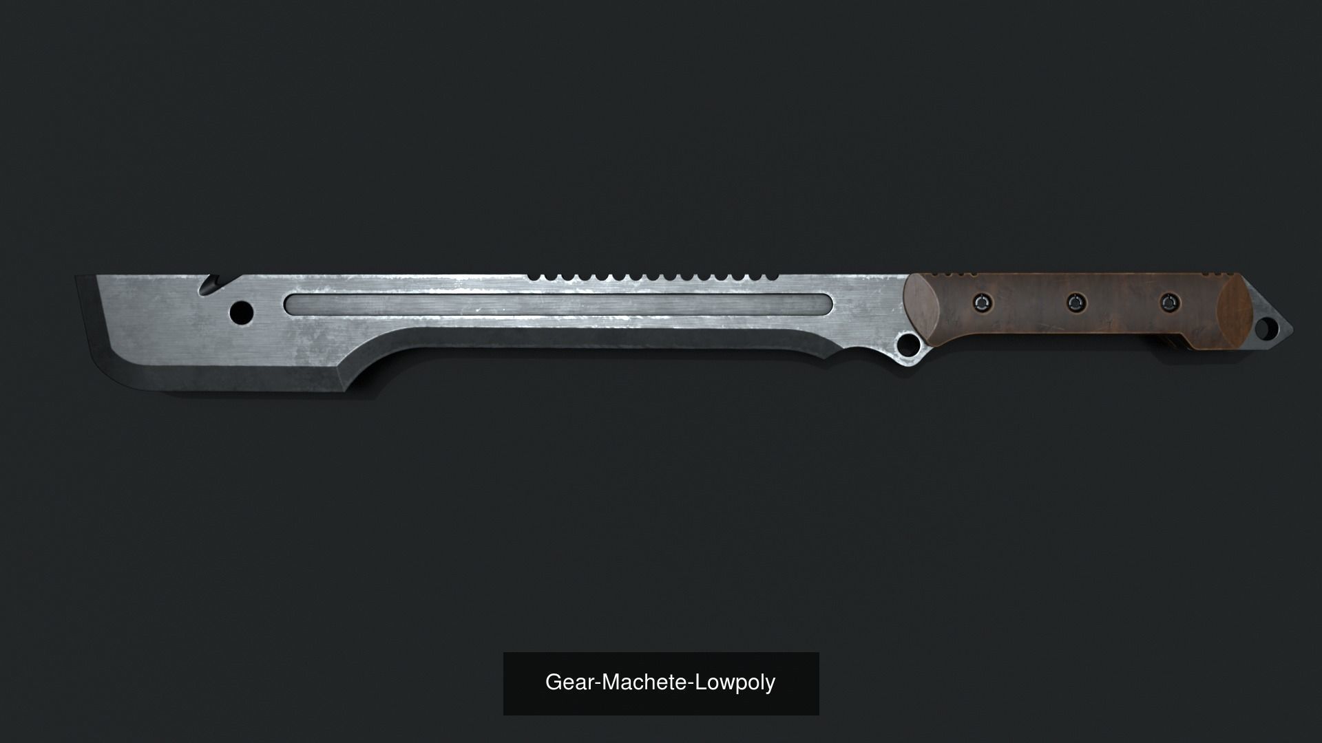 knives and machete 3D Model Collection_5