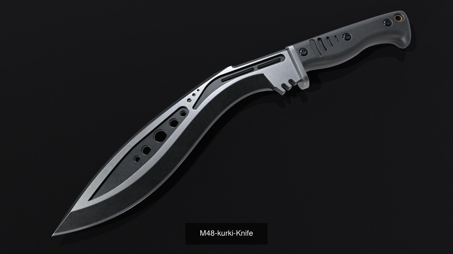 knives and machete 3D Model Collection_6