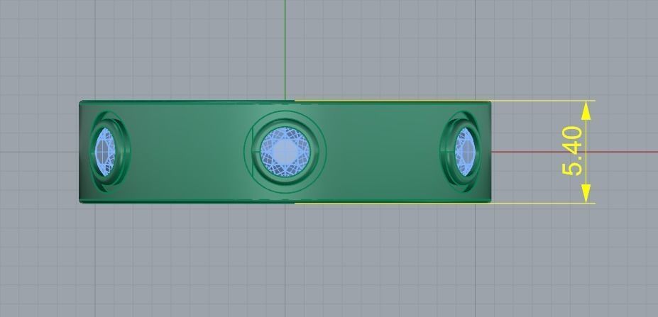 Ring with stones N012184 3D print model_8