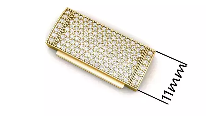 11 MM Diamond Bracelet Lock Box for Jewelry 3D print model