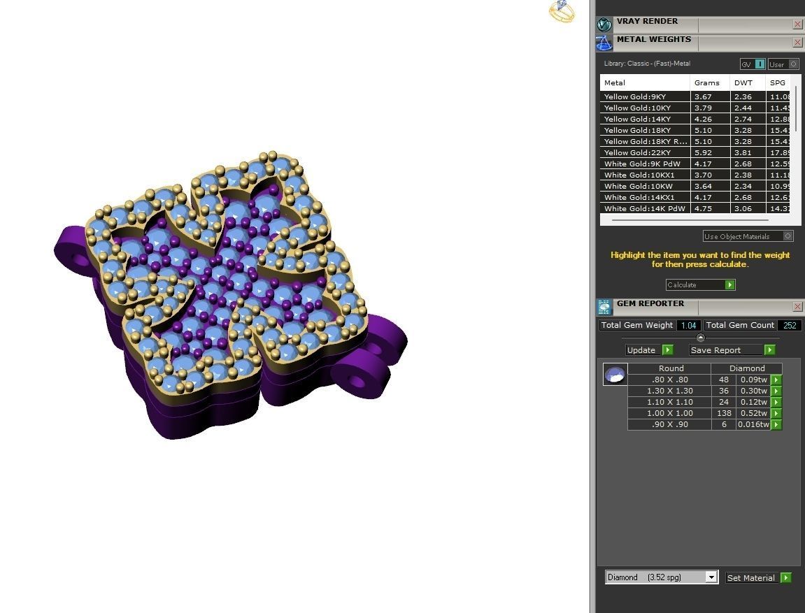 Custom Chrome Hearts Cross w Small Cross Link - Bracelet Link 3D print model_14