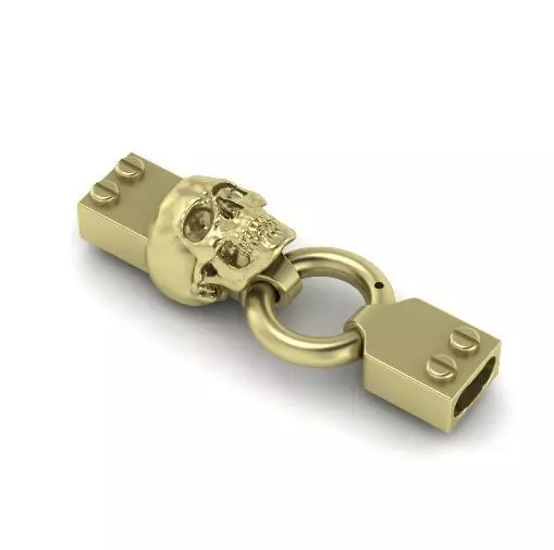 Skull bracelet N012271 3D print model_0