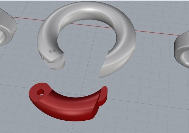 Skull bracelet N012271 3D print model_5